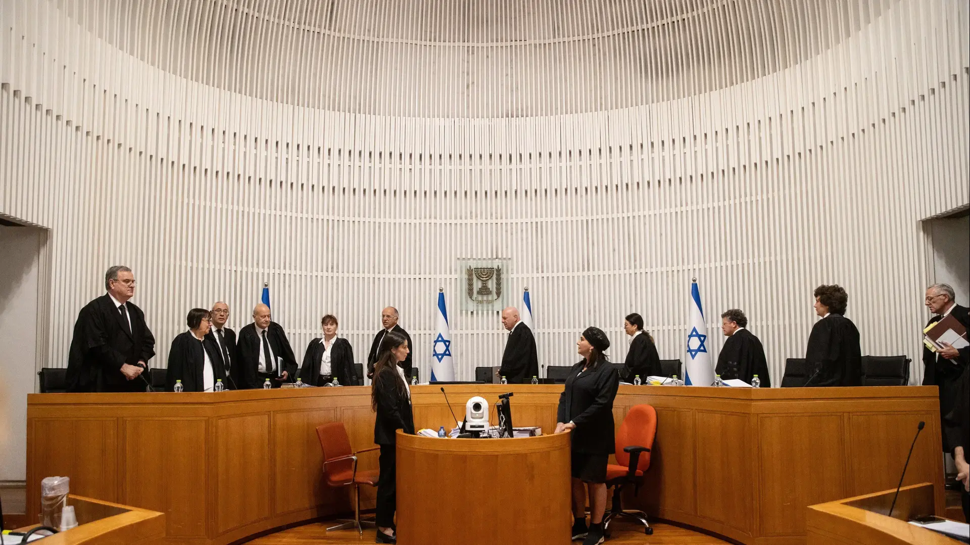 עוזי פוגלמן, יצחק עמית, אסתר חיות, יוסף אלרון, ענת ברון, דפנה ברק ארז, אלכס שטיין, דוד מינץ, גילה כנפו שטייניץ, נעם סולברג, רות רונן, יחיאל כשר, חאלד כבוב, עופר גרוסקופף, יעל וילנר, דיון על ביטול עילת הסבירות, בית המשפט העליון, 12 בספטמבר 2023 עוזי פוגלמן, יצחק עמית, אסתר חיות, יוסף אלרון, ענת ברון, דפנה ברק ארז, אלכס שטיין, דוד מינץ, גילה כנפו שטייניץ, נעם סולברג, רות רונן, יחיאל כשר, חאלד כבוב, עופר גרוסקופף, יעל וילנר, דיון על ביטול עילת הסבירות, בית המשפט העליון, 12 בספטמבר 2023