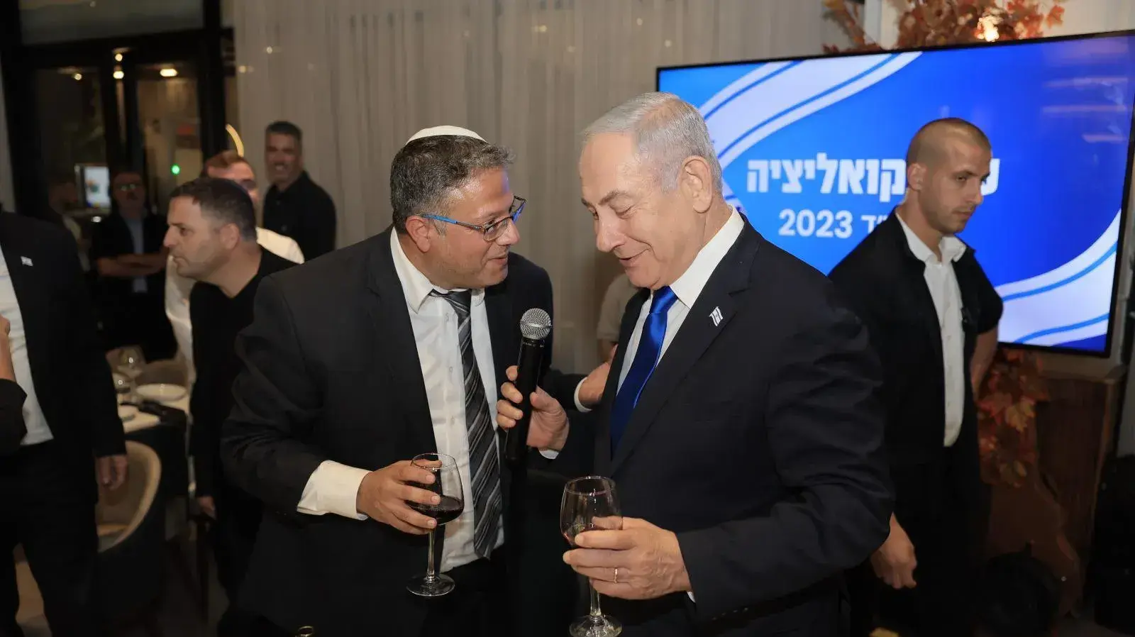 רה"מ בנימין נתניהו, השר לביטחון לאומי איתמר בן גביר, גיבוש הקואליציה, 13 בספטמבר 2023 רה"מ בנימין נתניהו, השר לביטחון לאומי איתמר בן גביר, גיבוש הקואליציה, 13 בספטמבר 2023
