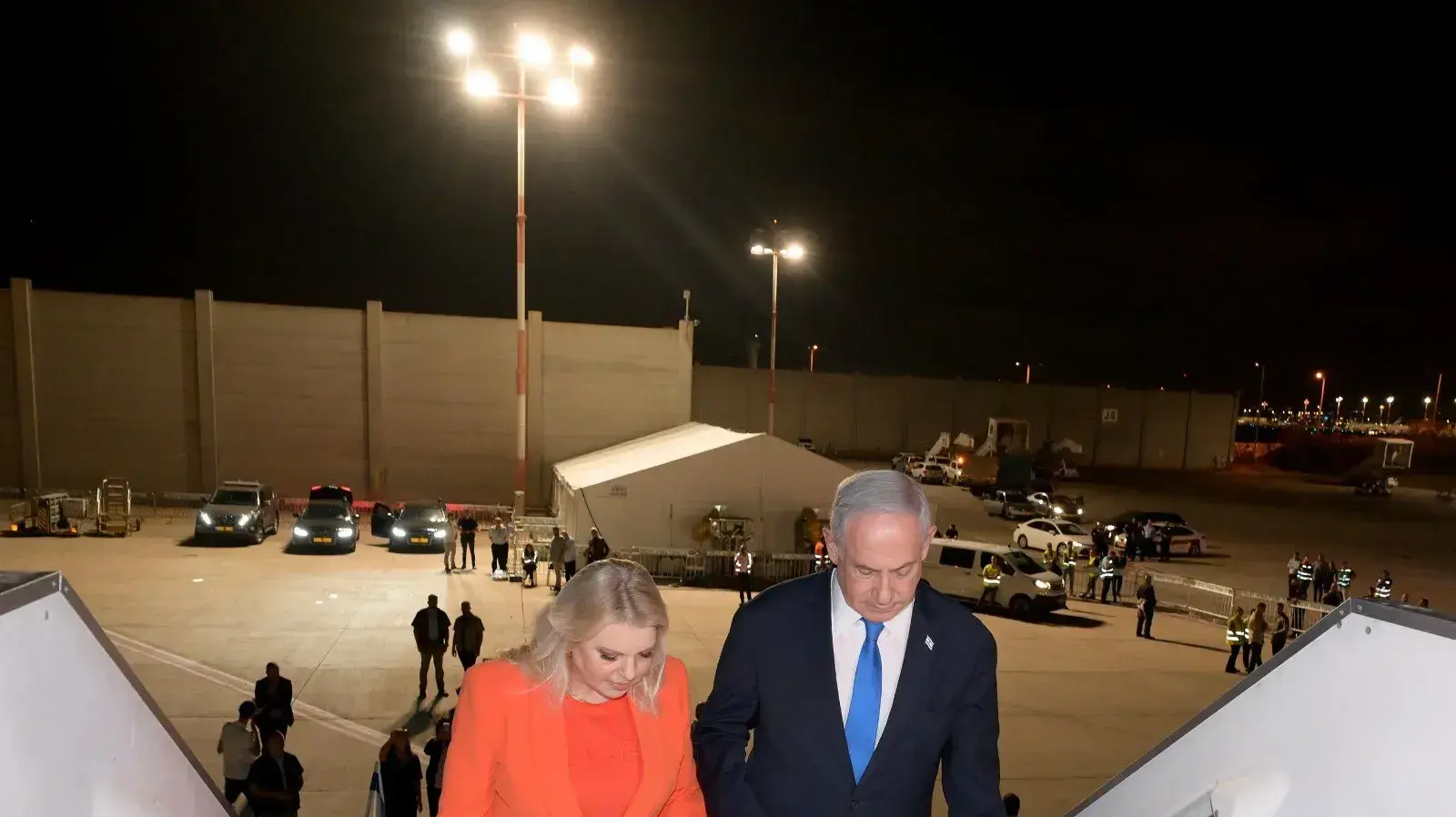 נתניהו ממריא לארצות הברית לפגישתו עם ביידן בעצרת האו"ם בניו יורק. 18 בספטמבר 2023 נתניהו ממריא לארצות הברית לפגישתו עם ביידן בעצרת האו"ם בניו יורק. 18 בספטמבר 2023