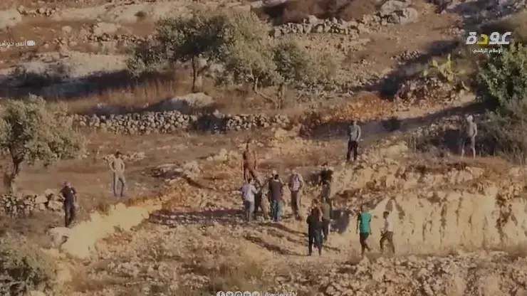 ישראלים מקיבוץ מירב חצו את הגדר ונכנסו לכפר הפלסטיני ג'לבון, 18 בספטמבר 2023