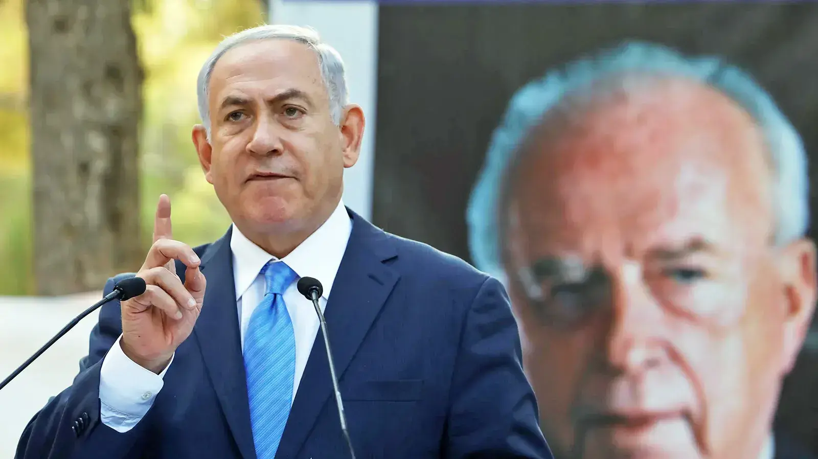 ראש הממשלה בנימין נתניהו בטקס אזכרה ה 22 ליצחק רבין בהר הרצל ראש הממשלה בנימין נתניהו בטקס אזכרה ה 22 ליצחק רבין בהר הרצל