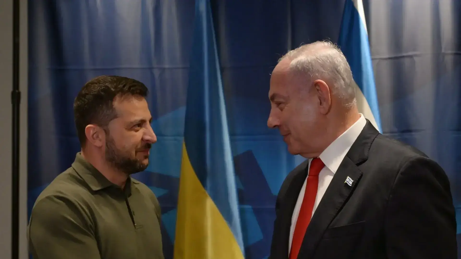 ראש הממשלה נתניהו נפגש עם נשיא אוקראינה זלנסקי בשולי עצרת האו"ם, 19 בספטמבר 2023 ראש הממשלה נתניהו נפגש עם נשיא אוקראינה זלנסקי בשולי עצרת האו"ם, 19 בספטמבר 2023