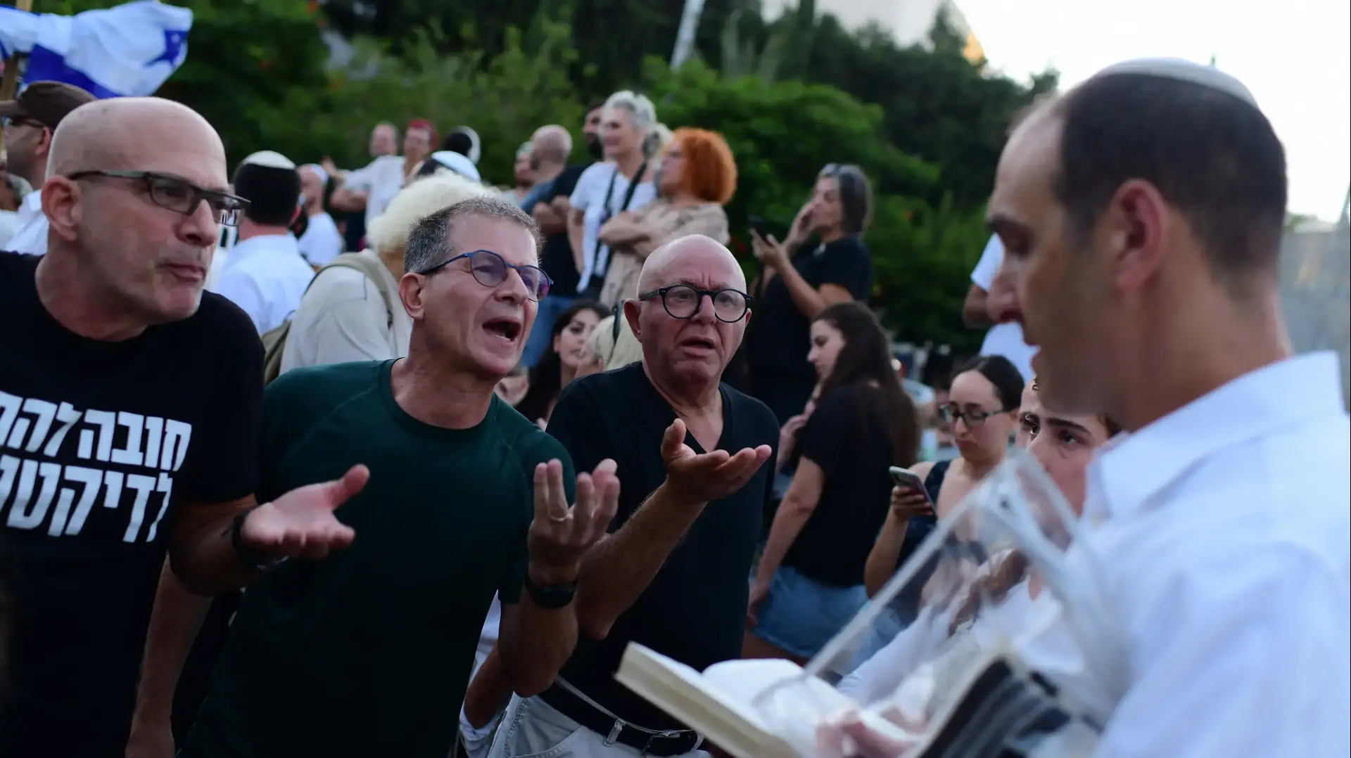 עימותים במהלך תפילת יום כיפור, כיכר דיזנגוף, תל אביב. 24 בספטמבר 2023 
