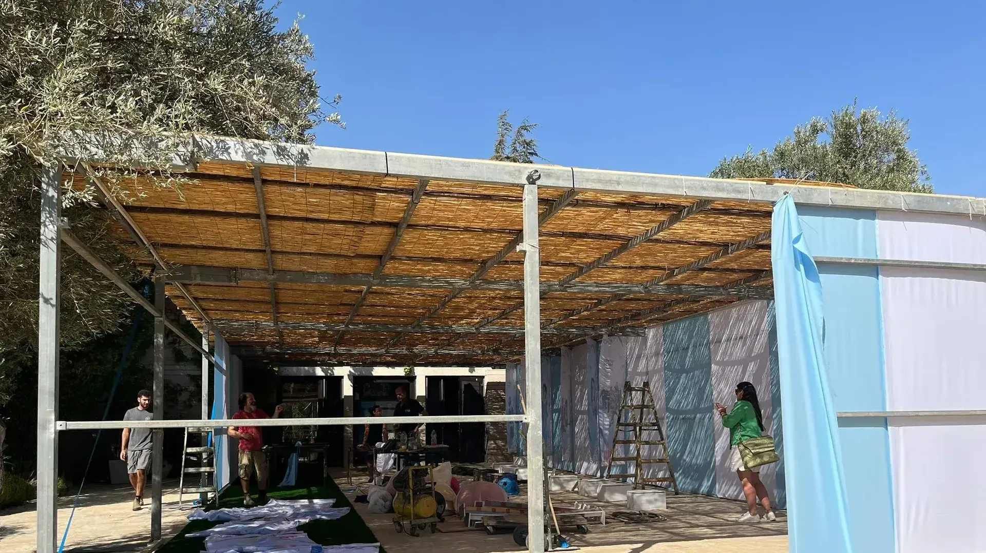סוכת בית הנשיא. 1 באוקטובר 2023