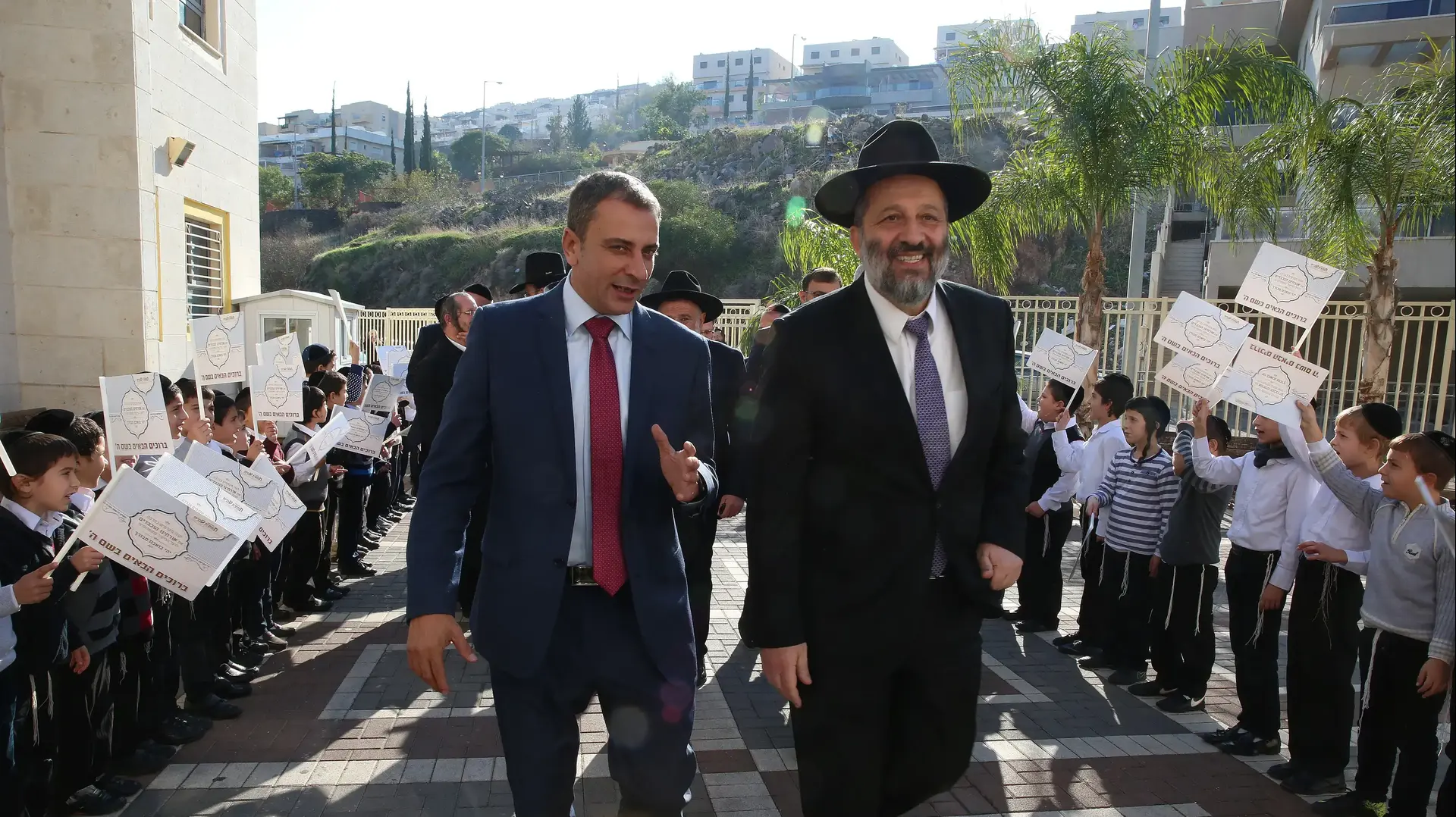 יוסי בן דוד עם אריה דרעי בטבריה יוסי בן דוד עם אריה דרעי בטבריה