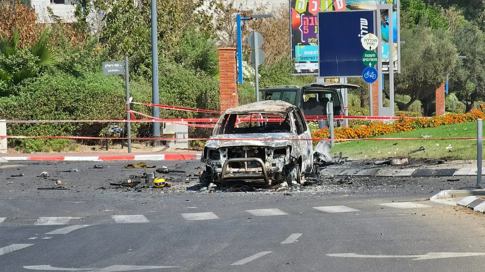 הכניסה לשדרות. 7 באוקטובר 2023 הכניסה לשדרות. 7 באוקטובר 2023