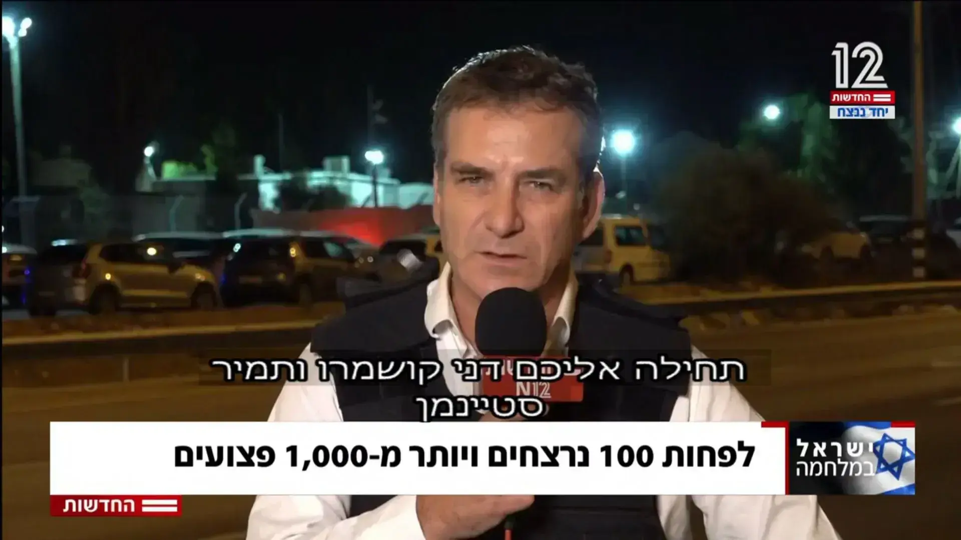 דני קושמרו, שידור מלחמת פתע מעזה