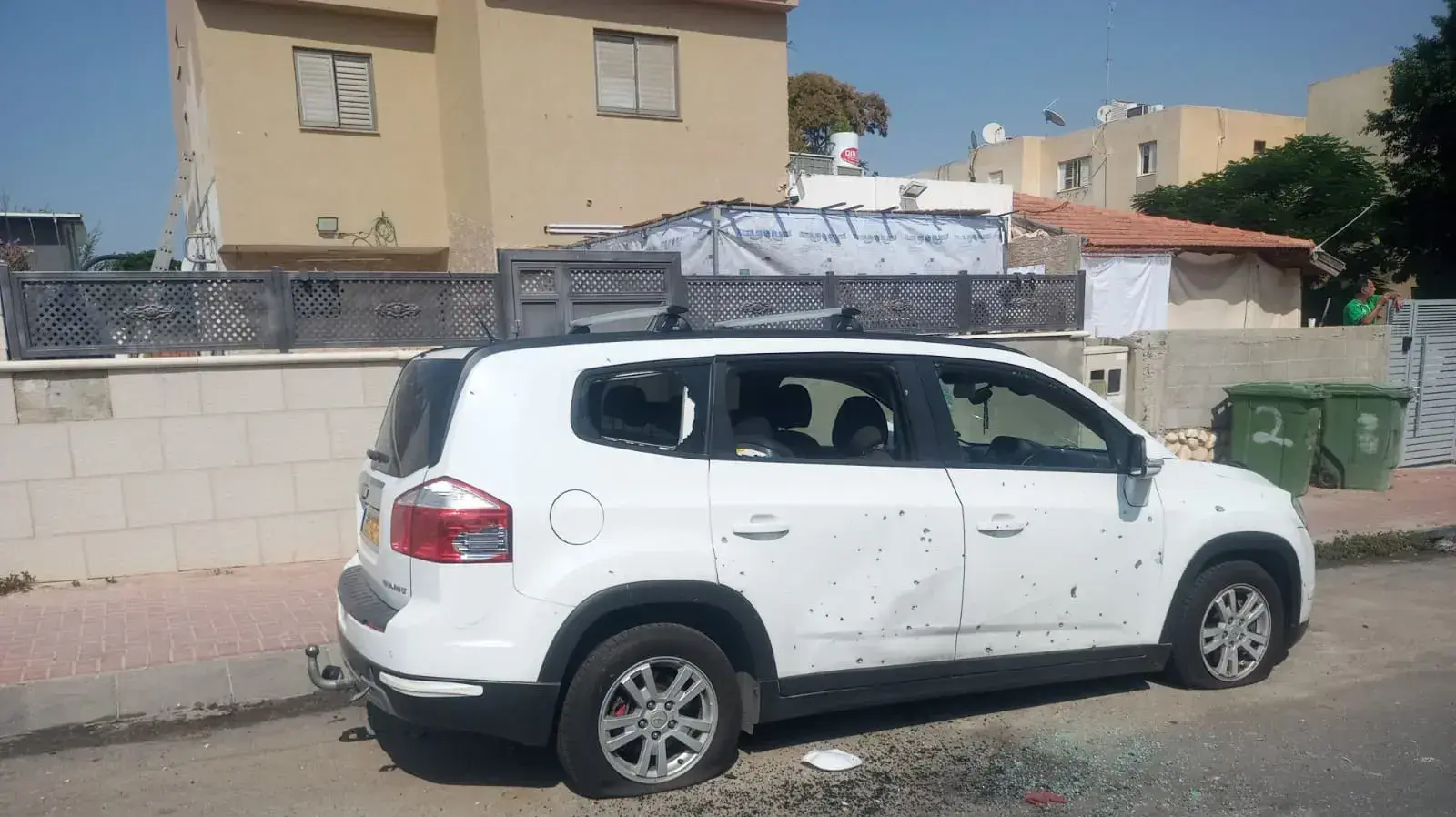 הנזק באופקים לאחר האירועים אתמול הנזק באופקים לאחר האירועים אתמול
