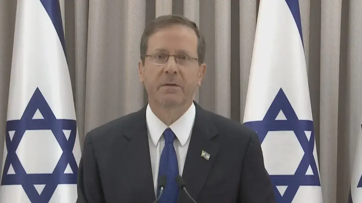 נשיא המדינה יצחק הרצוג. 8 באוקטובר 2023 נשיא המדינה יצחק הרצוג. 8 באוקטובר 2023