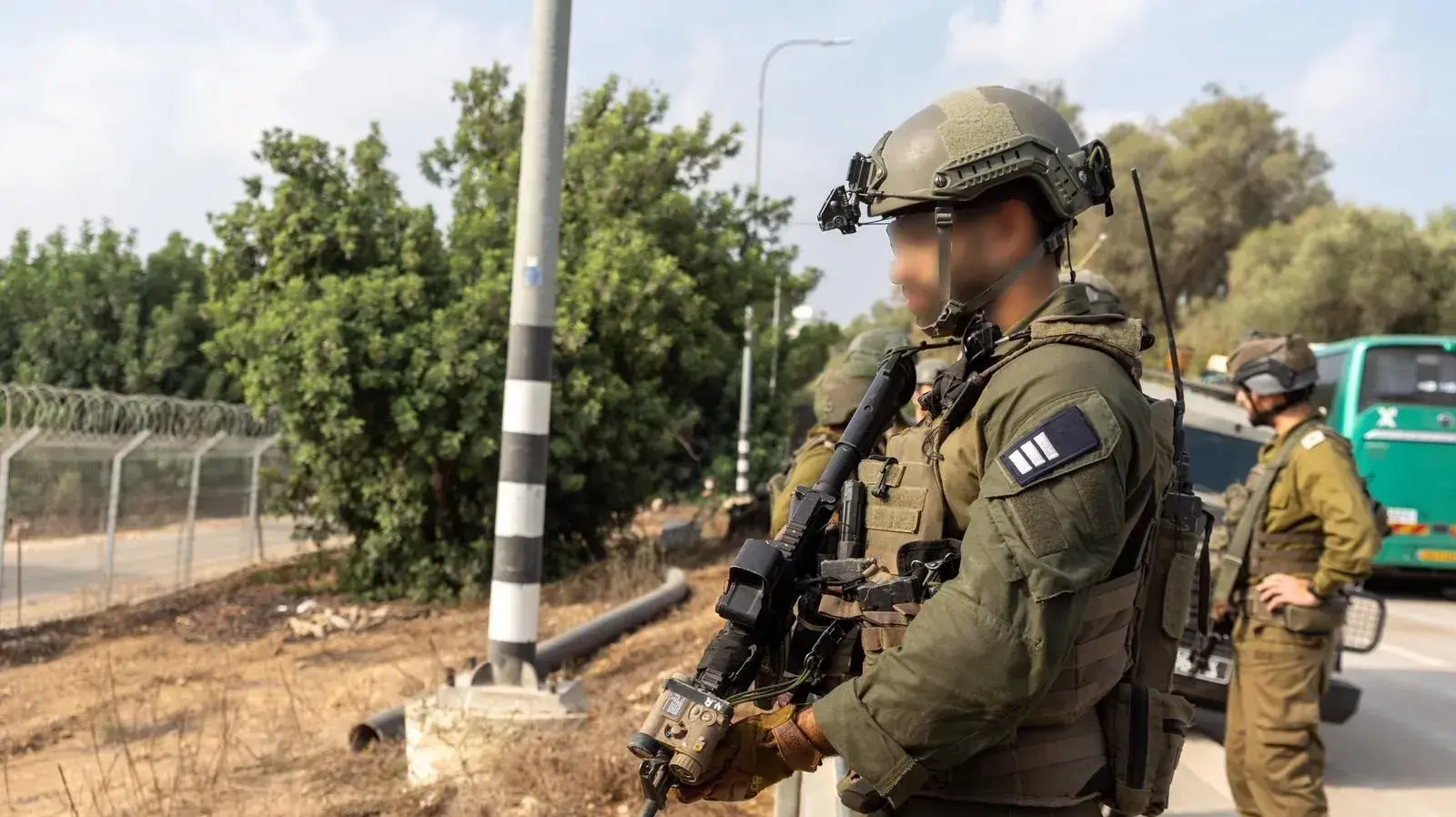 לוחמי יחידת שלדג במוקד לחימה בעוטף עזה לוחמי יחידת שלדג במוקד לחימה בעוטף עזה