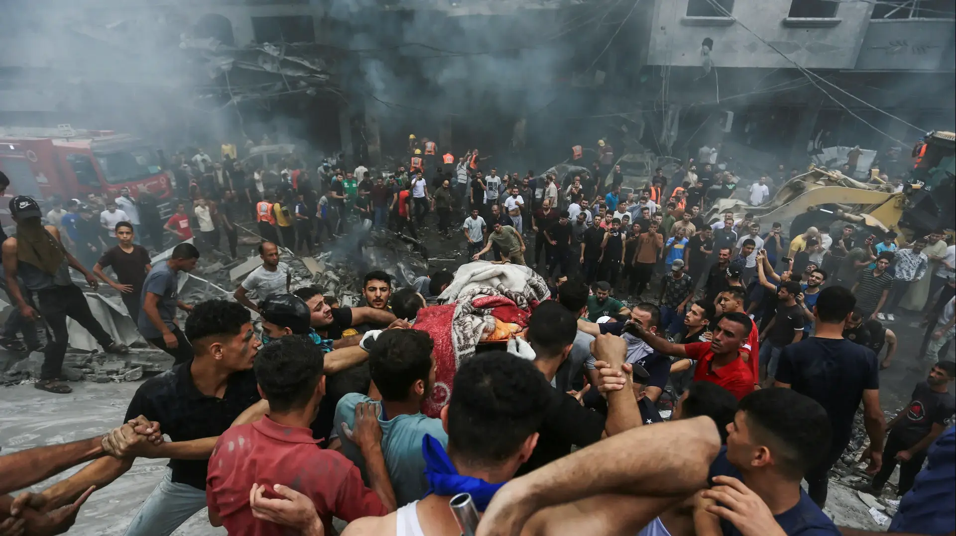 הפצצות במחנה הפליטים ג'בליה, 8 באוקטובר 2023 הפצצות במחנה הפליטים ג'בליה, 8 באוקטובר 2023