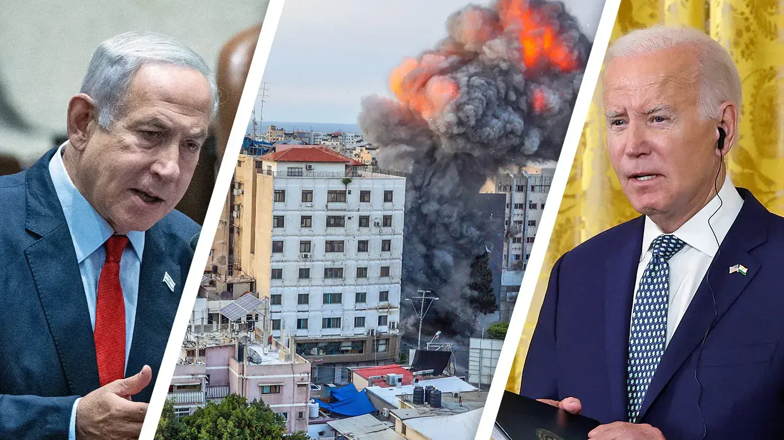 ג'ו ביידן | הפצצות בעזה | בנימין נתניהו ג'ו ביידן | הפצצות בעזה | בנימין נתניהו