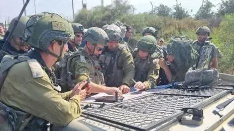 לוחמי גבעתי במרחב עוטף עזה, 11 באוקטובר 2023 לוחמי גבעתי במרחב עוטף עזה, 11 באוקטובר 2023