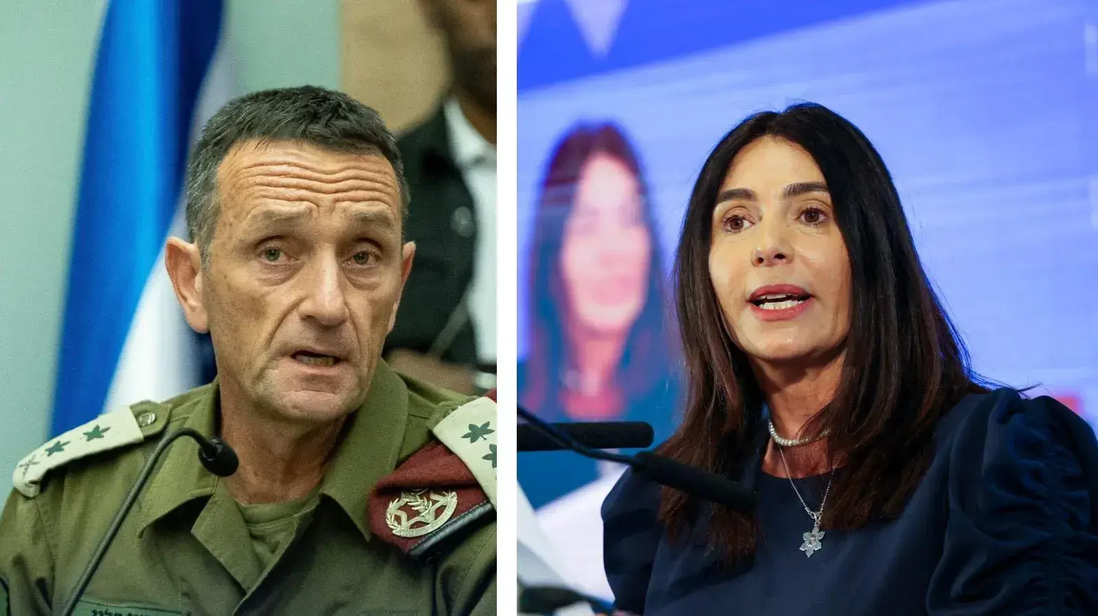 הרמטכל הרצי הלוי | שרת התחבורה מירי רגב הרמטכל הרצי הלוי | שרת התחבורה מירי רגב
