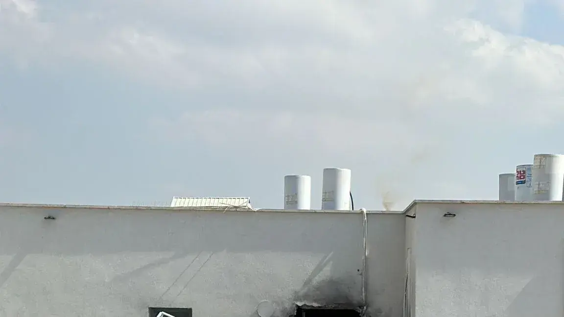 תיעוד פגיעה ישירה בשדרות. 13 באוקטובר 2023 תיעוד פגיעה ישירה בשדרות. 13 באוקטובר 2023
