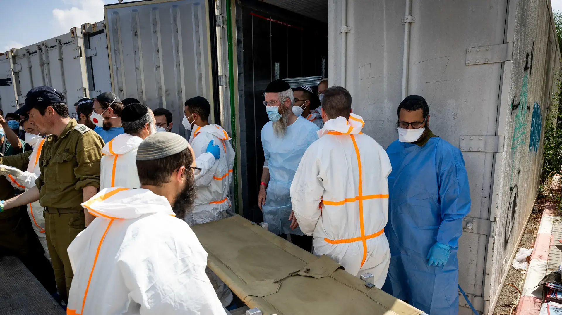 מרכז לזיהוי גופות חללים, מחנה שורה רמלה, 13 באוקטובר 2023