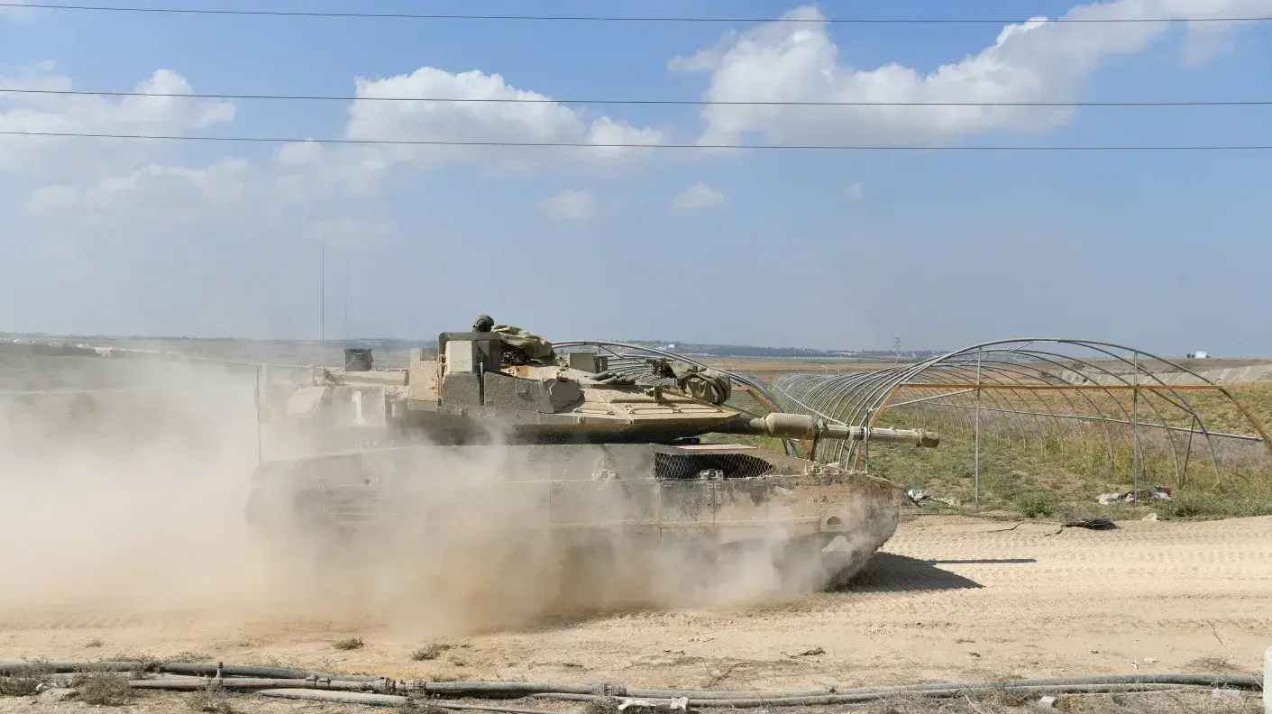 טנק סמוך לגדר הגבול, קיבוץ כיסופים, 13 באוקטובר 2023 טנק סמוך לגדר הגבול, קיבוץ כיסופים, 13 באוקטובר 2023