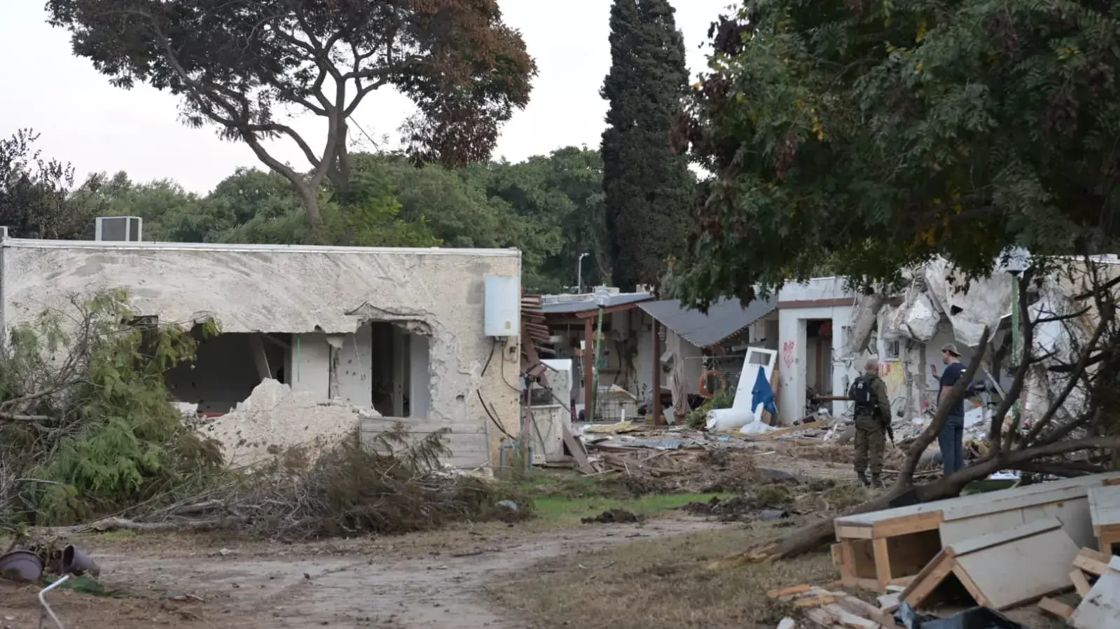בית בקיבוץ כפר עזה, 14 באוקטובר 2023 בית בקיבוץ כפר עזה, 14 באוקטובר 2023
