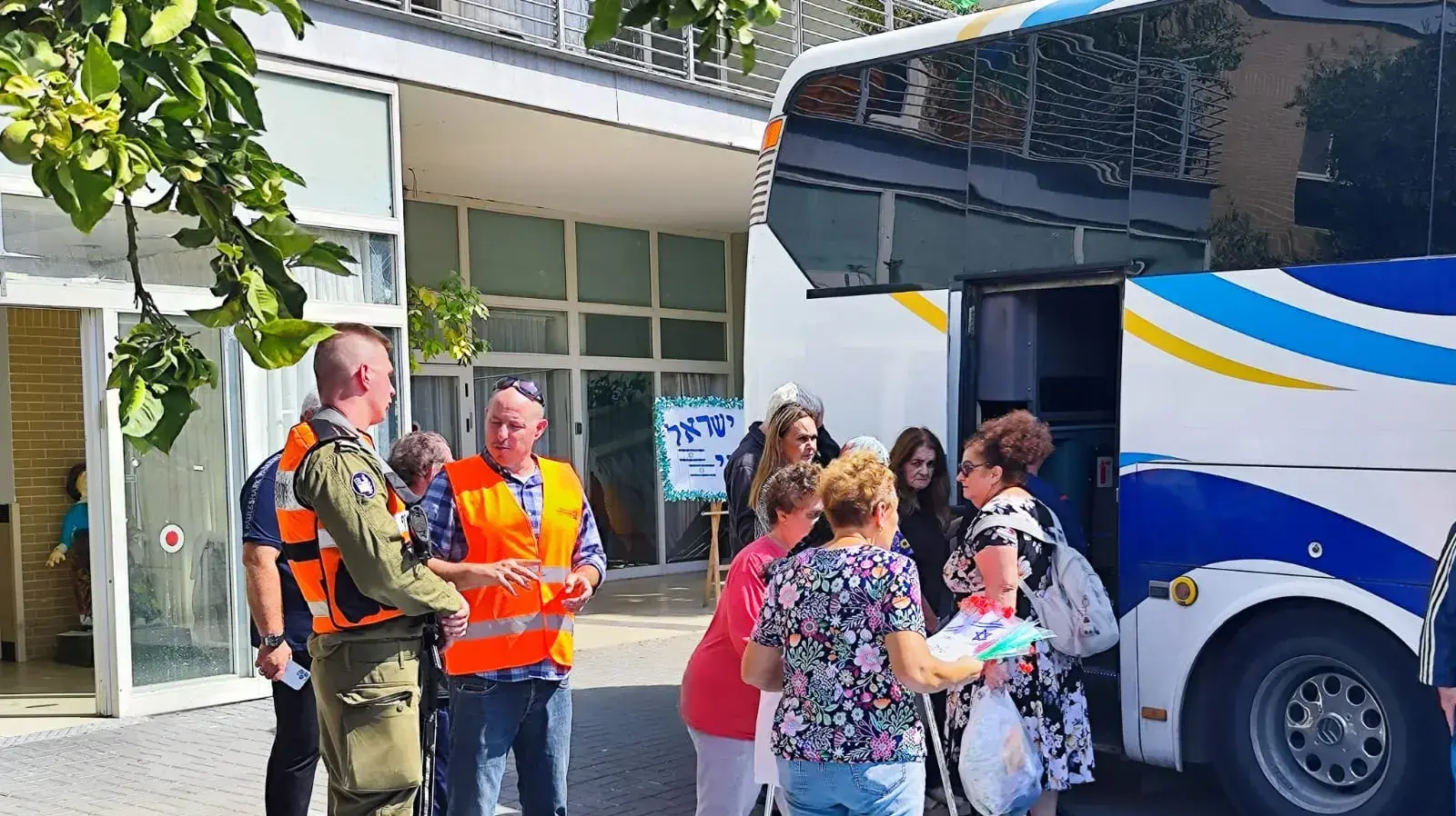 פינוי קשישים מבתי אבות באשקלון, 15 באוקטובר 2023