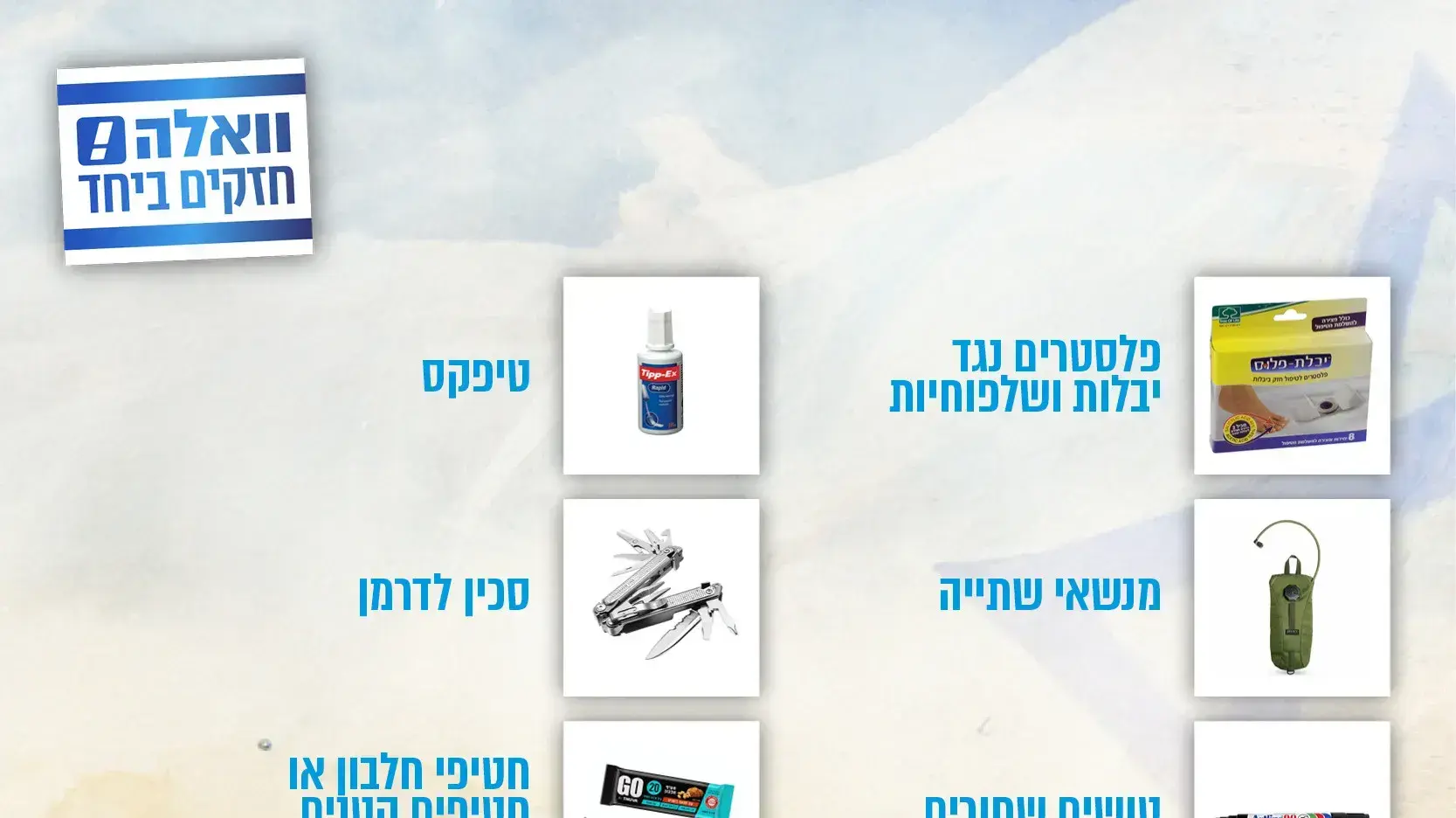 מה חיילי צה"ל באמת צריכים? מה חיילי צה"ל באמת צריכים?