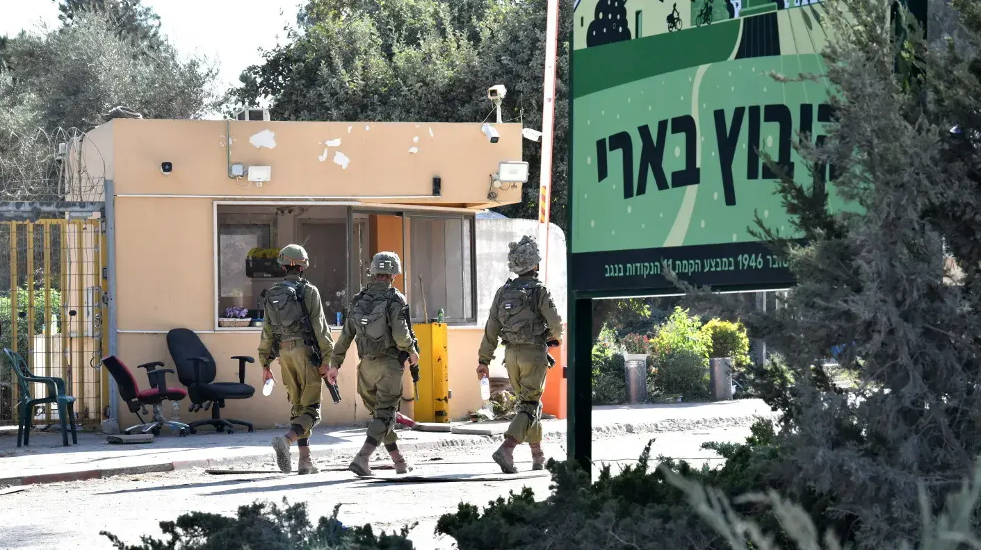 חיילי צה"ל, קיבוץ בארי, 15 באוקטובר 2023