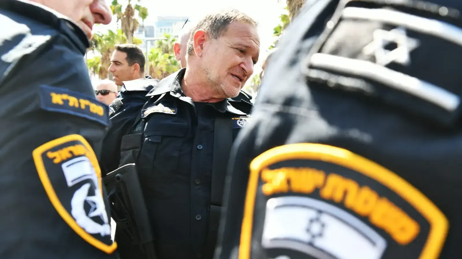 מפכ"ל המשטרה קובי שבתאי עם שוטרים המאבטחים את ביקור נשיא ארה"ב ג'ו ביידן, ת"א, 18 באוקטובר 2023 מפכ"ל המשטרה קובי שבתאי עם שוטרים המאבטחים את ביקור נשיא ארה"ב ג'ו ביידן, ת"א, 18 באוקטובר 2023