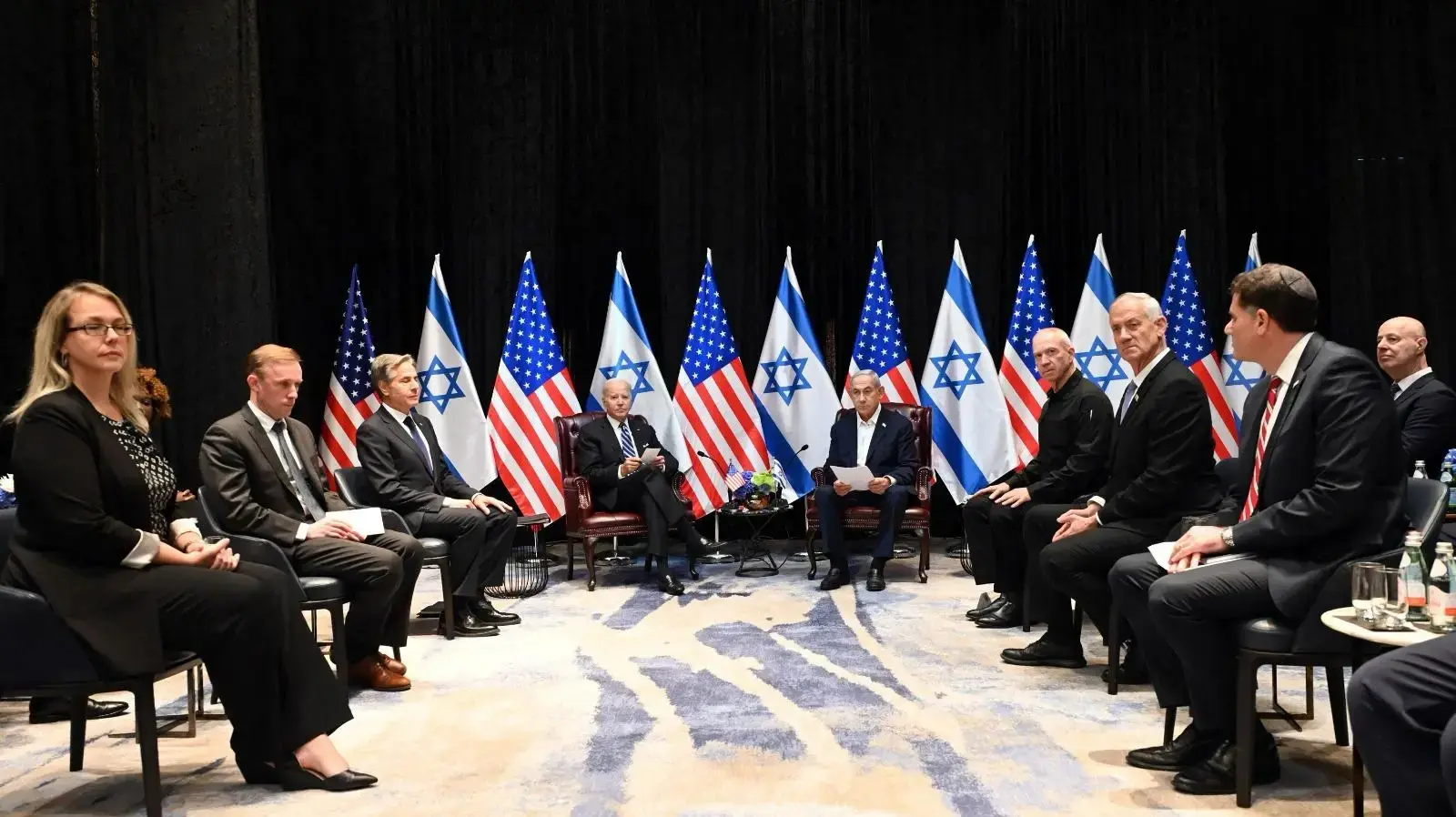 הפגישה המורחבת של נשיא ארה"ב ג'ו ביידן עם שרי הקבינט המצומצם, 18 באוקטובר 2023 הפגישה המורחבת של נשיא ארה"ב ג'ו ביידן עם שרי הקבינט המצומצם, 18 באוקטובר 2023