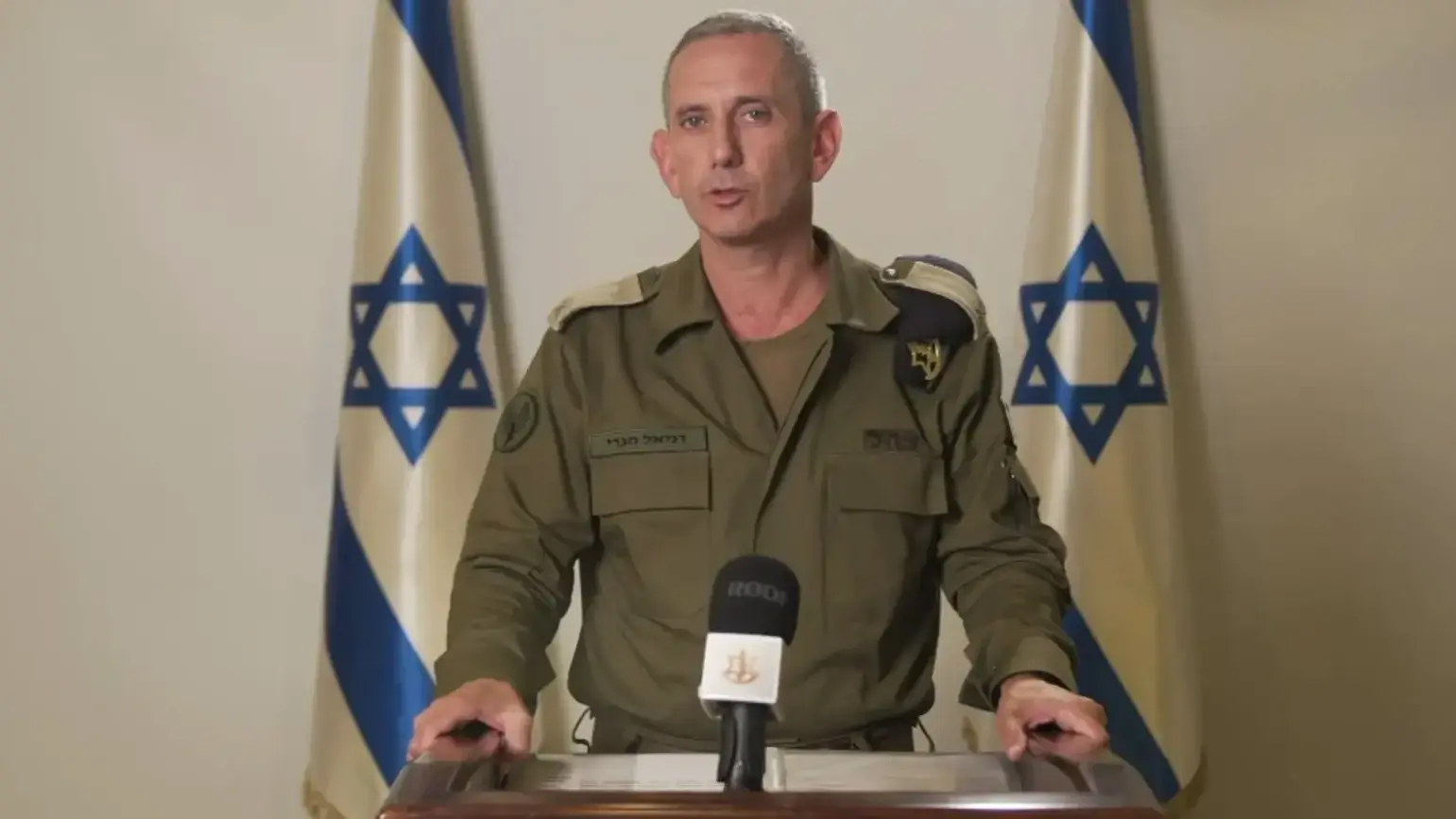 הצהרת דובר צהל, דניאל הגרי. 19 באוקטובר 2023. הצהרת דובר צהל, דניאל הגרי. 19 באוקטובר 2023.