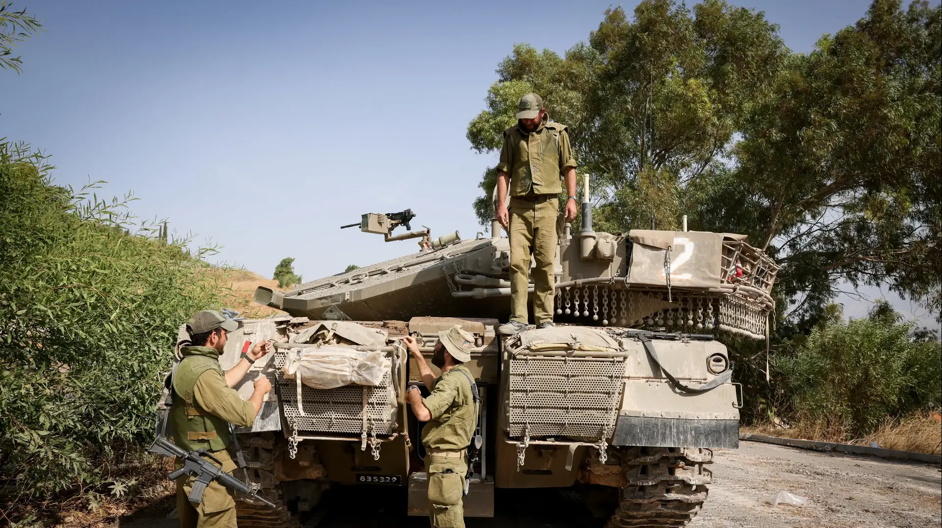 חיילי צה"ל סמוך לגבול לבנון, 22 באוקטובר 2023 חיילי צה"ל סמוך לגבול לבנון, 22 באוקטובר 2023