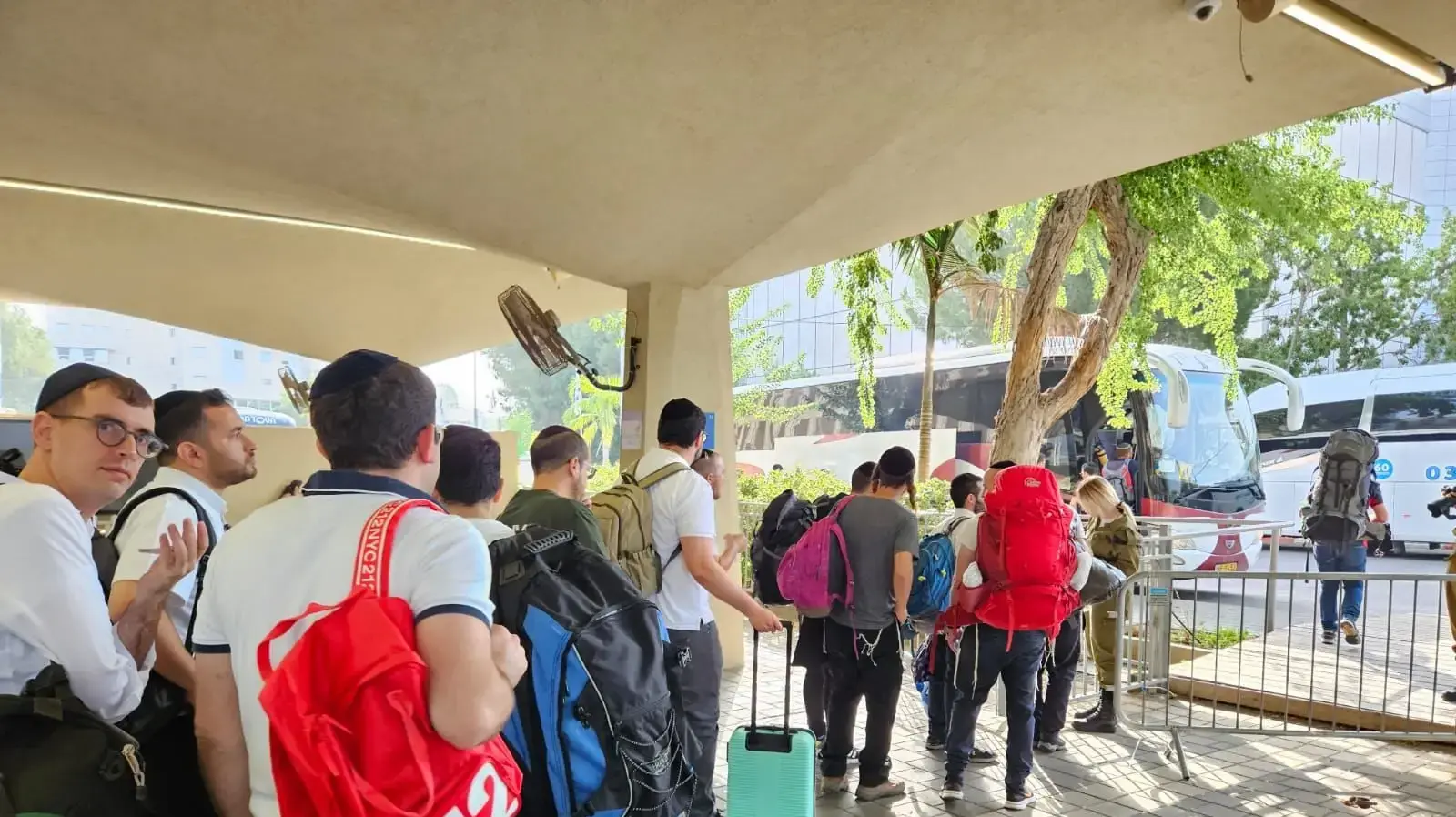 חרדים בלשכת גיוס. 23 באוקטובר 2023 חרדים בלשכת גיוס. 23 באוקטובר 2023