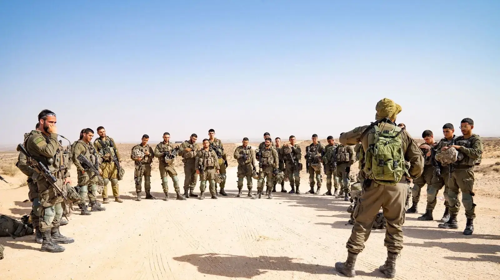אימוני כוחות גולני לקראת כניסה קרקעית לעזה. 25 באוקטובר 2023