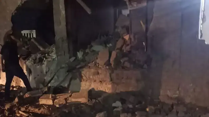 נזקים מפיצוץ רקטה בעיר טאבה, מצרים, 27 באוקטובר 2023 נזקים מפיצוץ רקטה בעיר טאבה, מצרים, 27 באוקטובר 2023