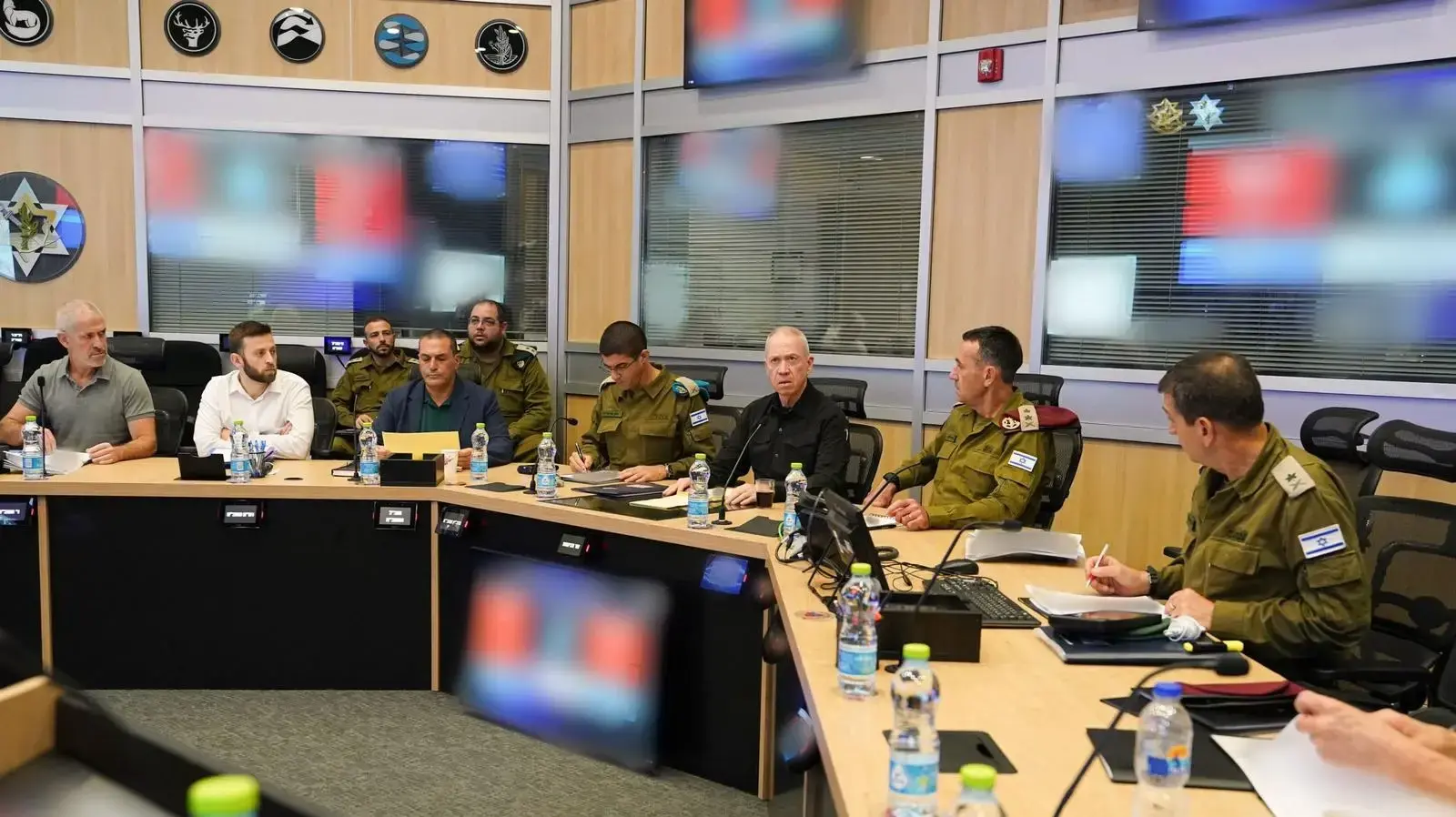 הערכת המצב היומית שקיים שר הביטחון גלנט עם בכירי מערכת הביטחון, 29 באוקטובר 2023