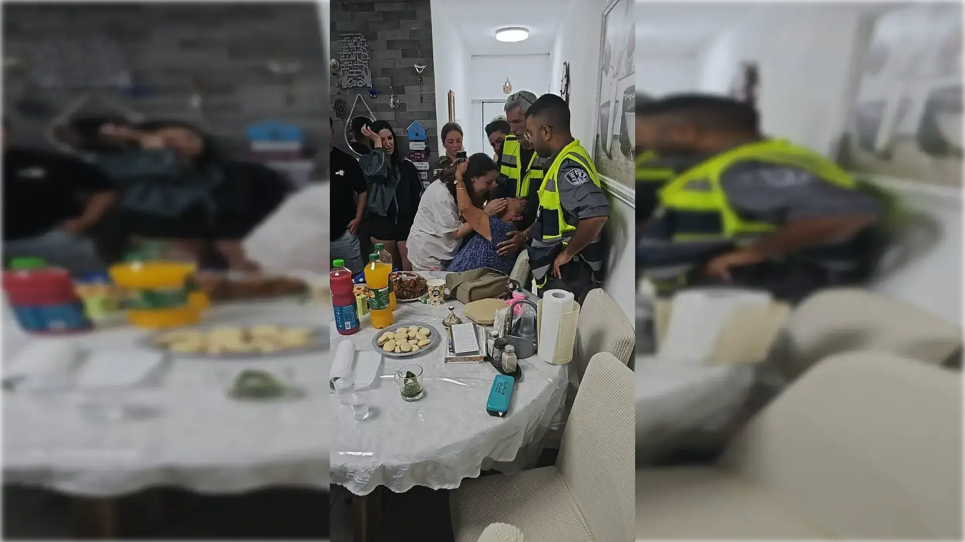 החיילת אורי מגידיש, ששוחררה במהלך פעולה קרקעית, לאחר שנחטפה על ידי חמאס, בביתה בקרית גת החיילת אורי מגידיש, ששוחררה במהלך פעולה קרקעית, לאחר שנחטפה על ידי חמאס, בביתה בקרית גת