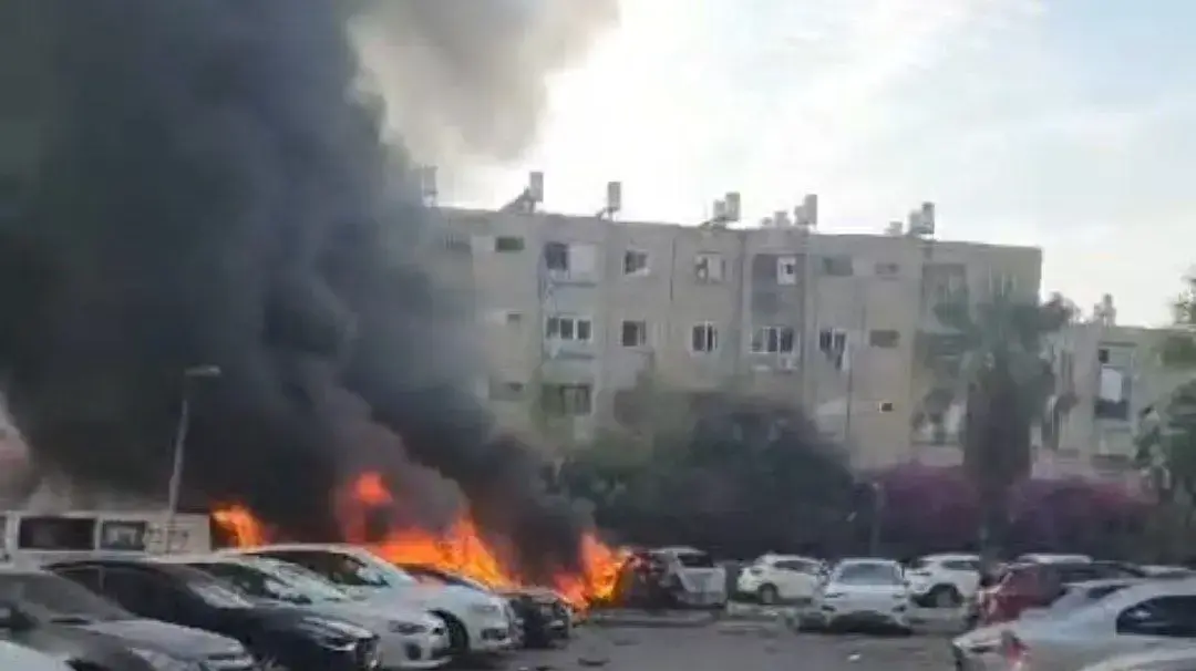 זירת נפילת רקטה, אשדוד, 31 באוקטובר 2023