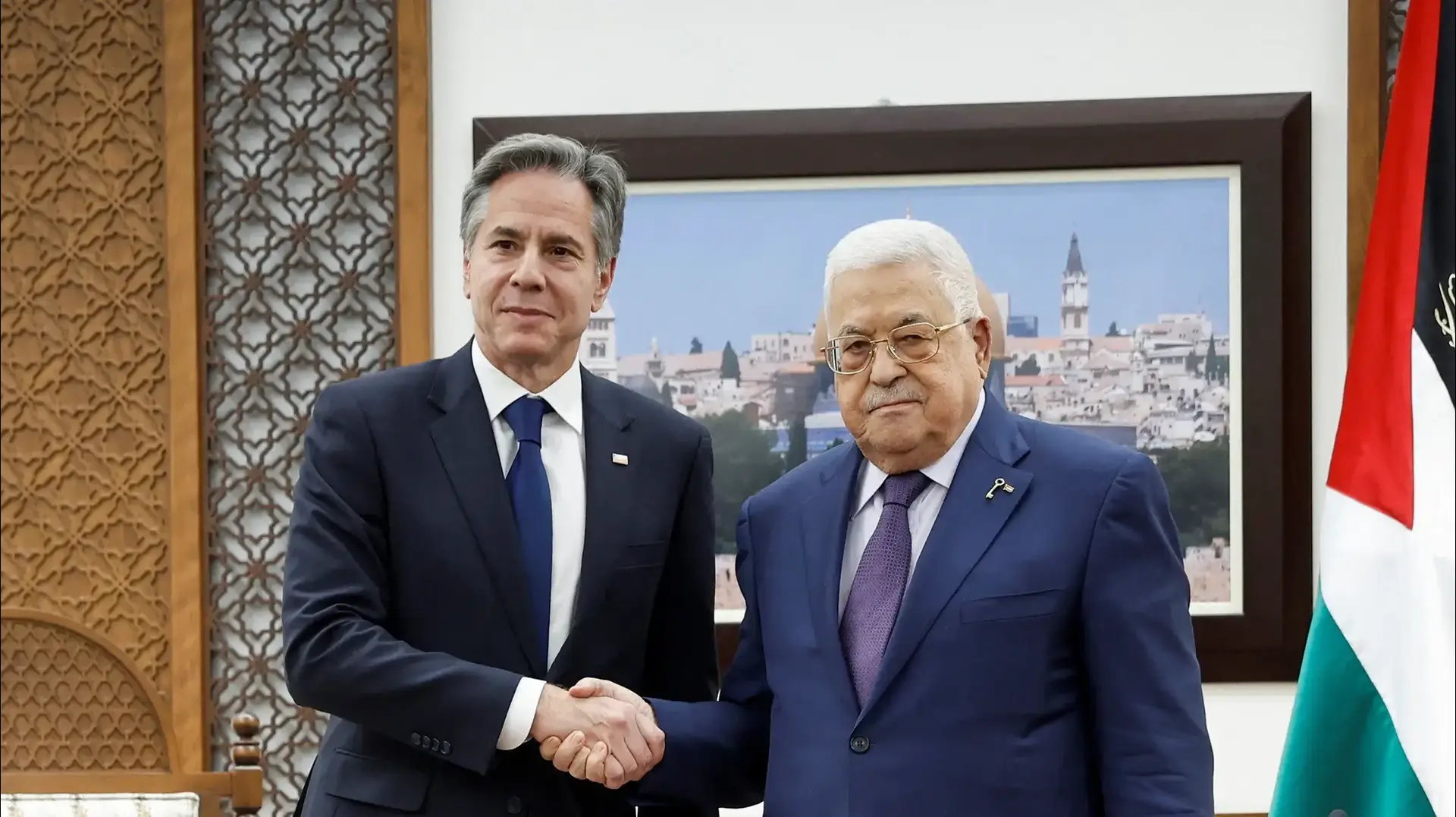 אנתוני בלינקן ואבו מאזן אנתוני בלינקן ואבו מאזן