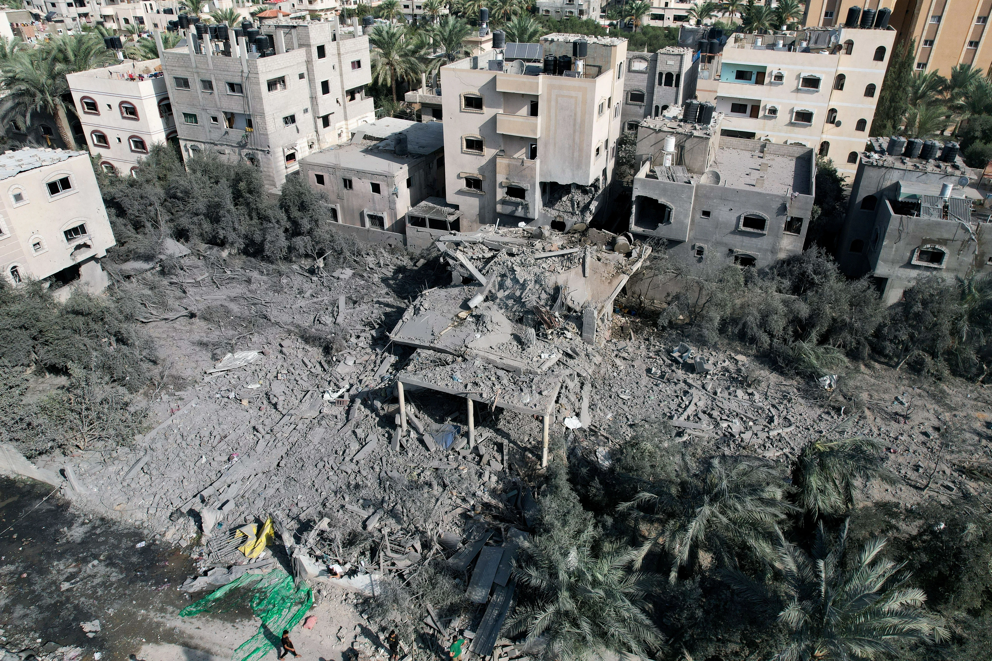הרס בעזה, 6 באוקטובר 2023