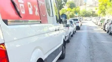 נפילת רקטה בתל אביב נפילת רקטה בתל אביב