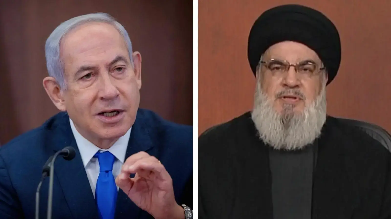 חסן נסראללה | ראש ממשלת ישראל בנימין נתניהו 