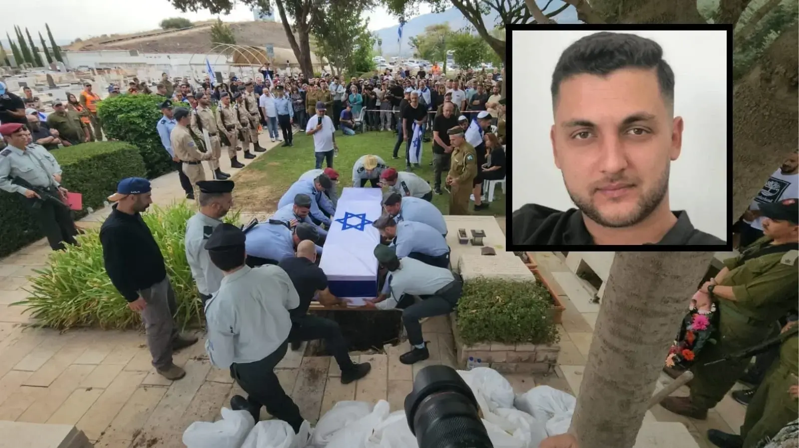 הלווית רס"ר סרגיי שמרקין בבית העלמין הצבאי קריית שמונה, 13 בנובמבר 2023 הלווית רס"ר סרגיי שמרקין בבית העלמין הצבאי קריית שמונה, 13 בנובמבר 2023