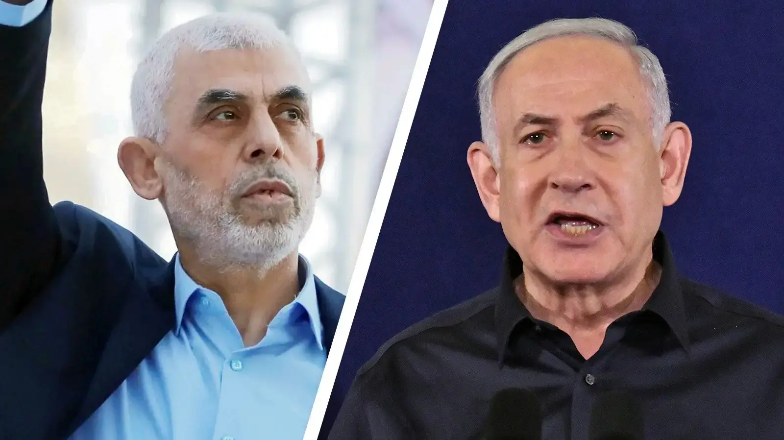 ראש הממשלה בנימין נתניהו , יחיא סינוואר ראש הממשלה בנימין נתניהו , יחיא סינוואר
