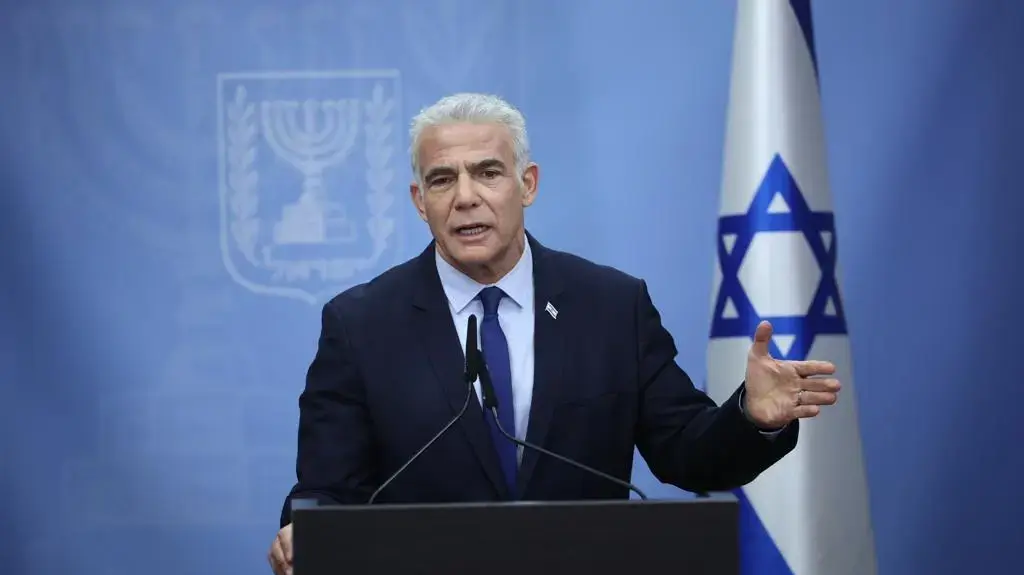 יאיר לפיד בישיבת סיעת יש עתיד, 20 בנובמבר 2023 יאיר לפיד בישיבת סיעת יש עתיד, 20 בנובמבר 2023