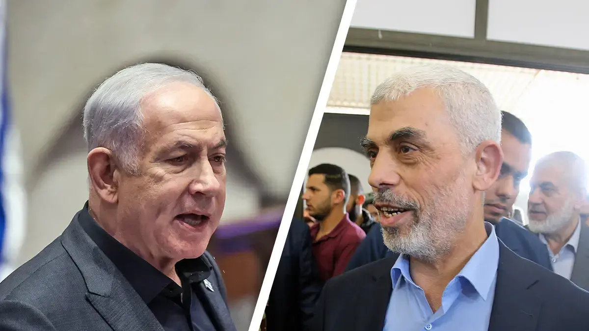 ראשית- יחיא סינוואר, בנימין נתניהו