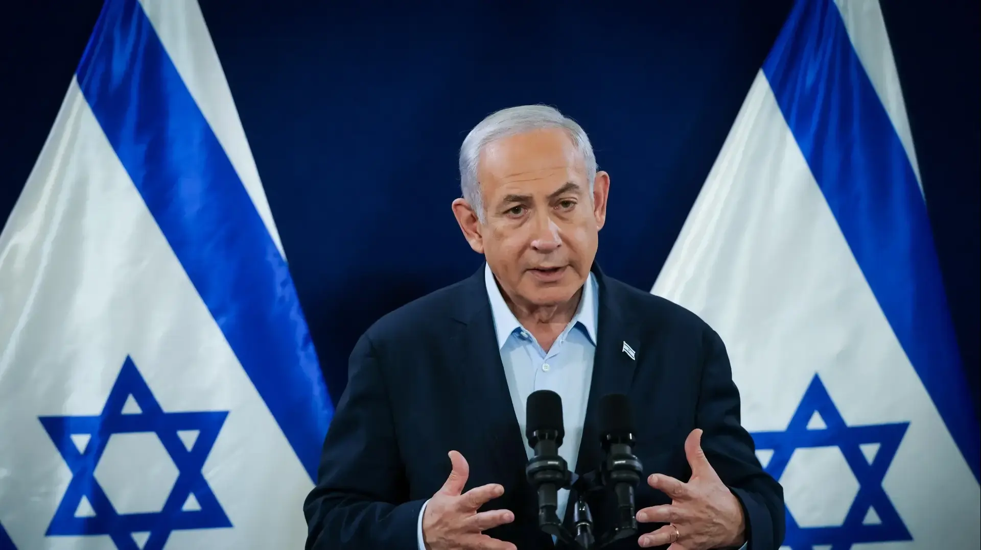 רה"מ בנימין נתניהו במסע"ת ערב שחרור החטופים, 22 בנובמבר 2023 רה"מ בנימין נתניהו במסע"ת ערב שחרור החטופים, 22 בנובמבר 2023