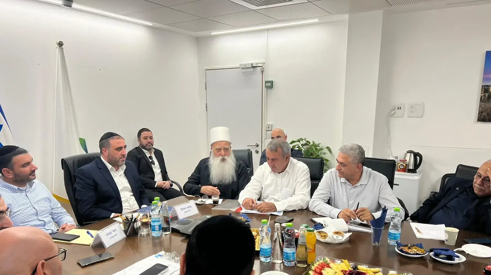 שר הפנים משה ארבל הפגישה עם מנהיגי העדה הדרוזית בישראל, 22 בנובמבר 2023