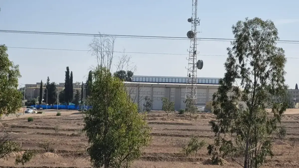 אולם בדרום הארץ בו תתבצע הקליטה של החטופים. 24 בנובמבר 2023 אולם בדרום הארץ בו תתבצע הקליטה של החטופים. 24 בנובמבר 2023