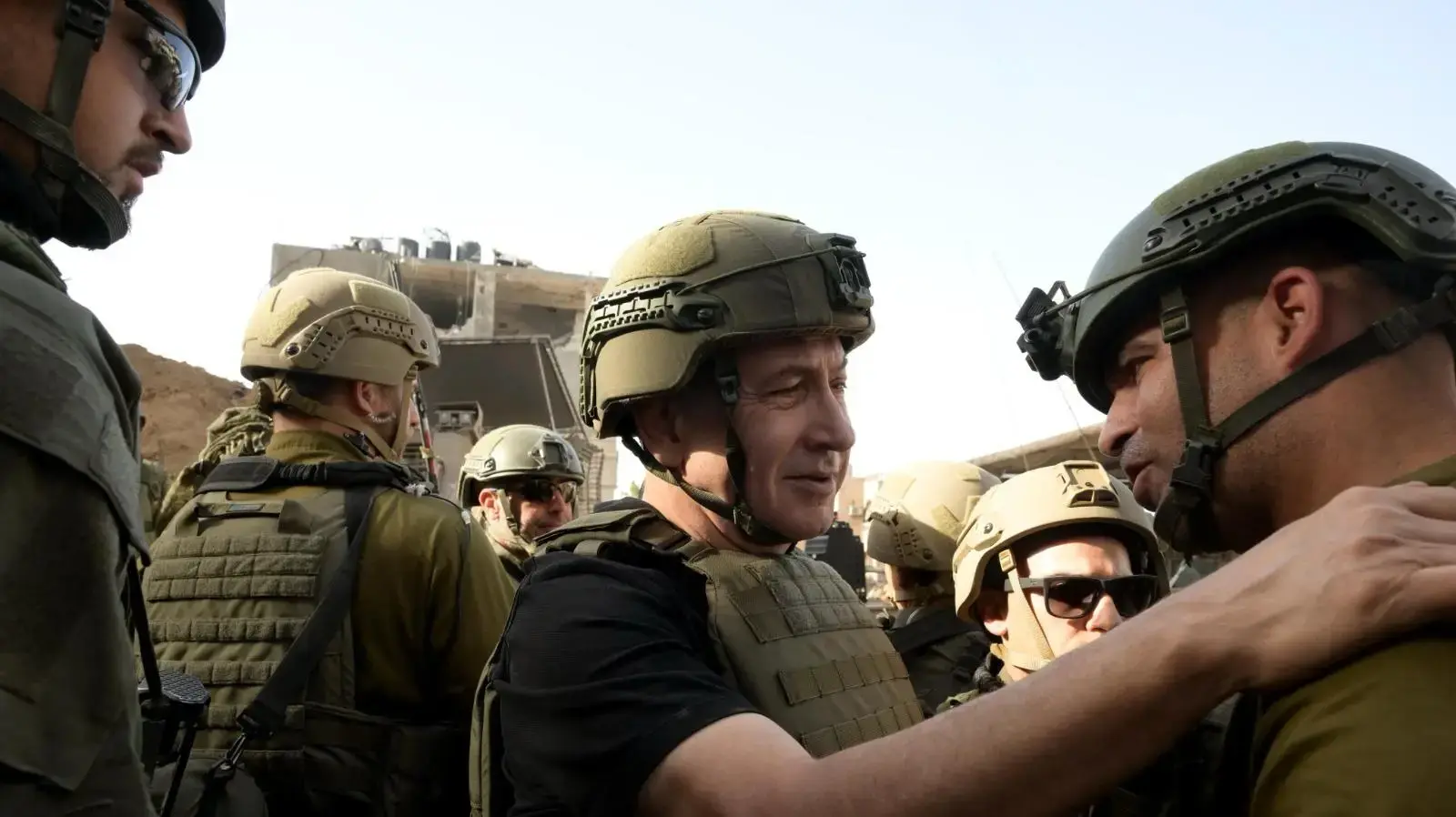 ראש הממשלה בנימין נתניהו, רצועת עזה. 26 בנובמבר 2023 ראש הממשלה בנימין נתניהו, רצועת עזה. 26 בנובמבר 2023