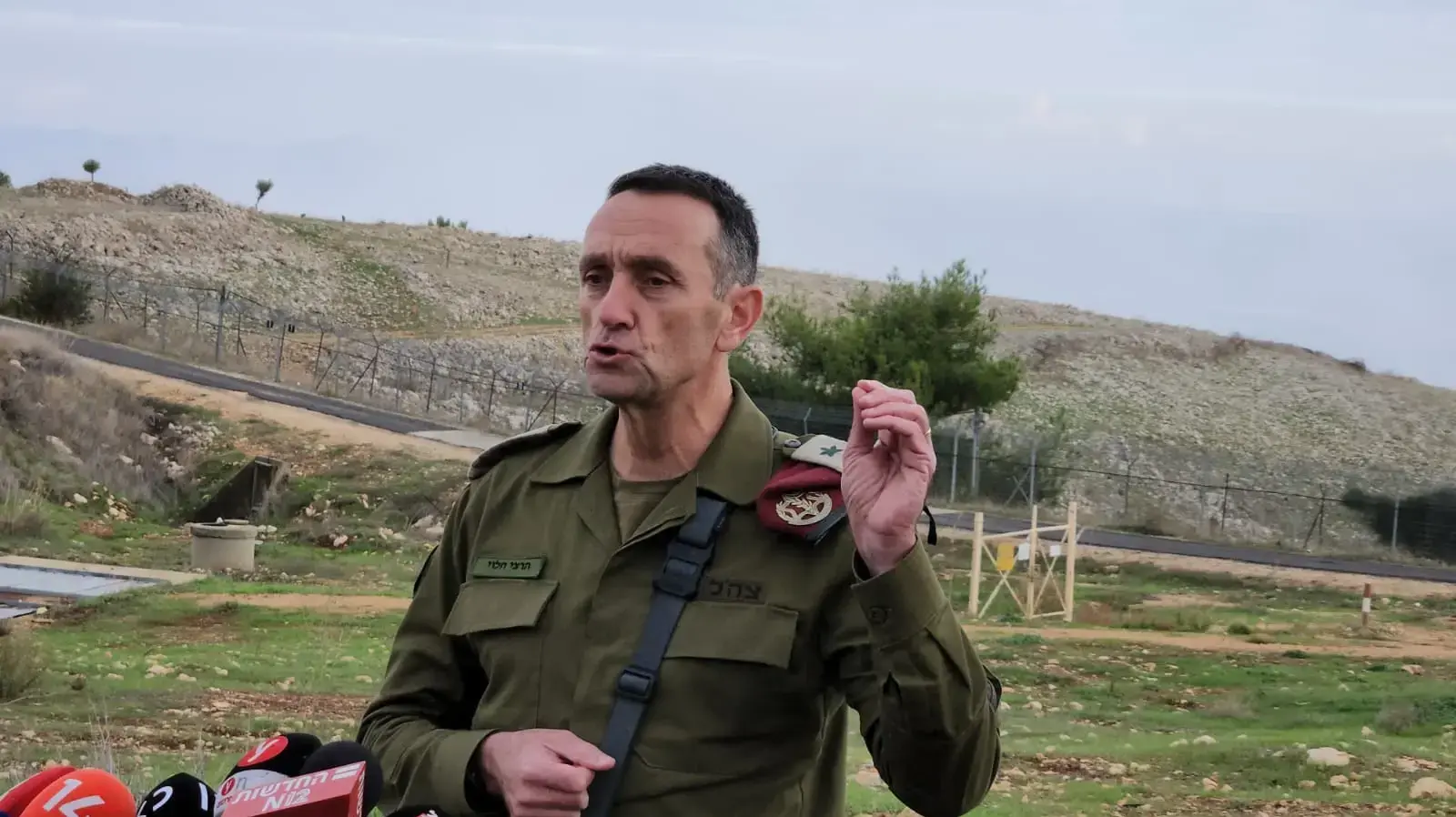 הצהרת הרמטכ"ל הרצי הלוי, צפת. 28 בנובמבר 2023 