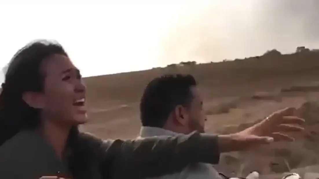 רגע החטיפה של נועה ארגמני. רגע החטיפה של נועה ארגמני.