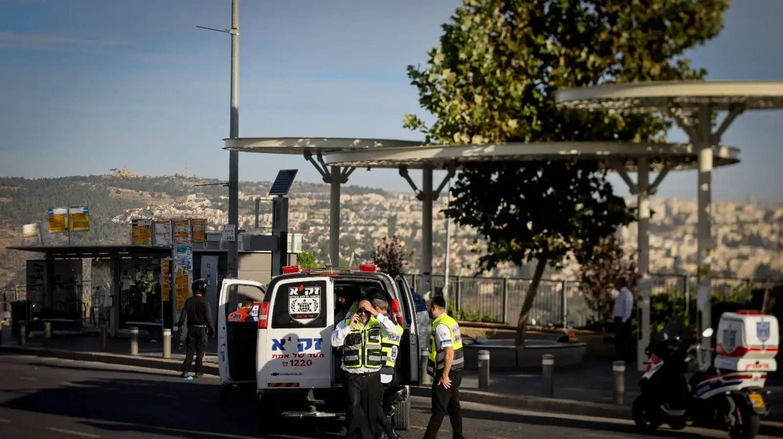 זירת פיגוע ירי, ירושלים, 30 בנובמבר 2023 זירת פיגוע ירי, ירושלים, 30 בנובמבר 2023
